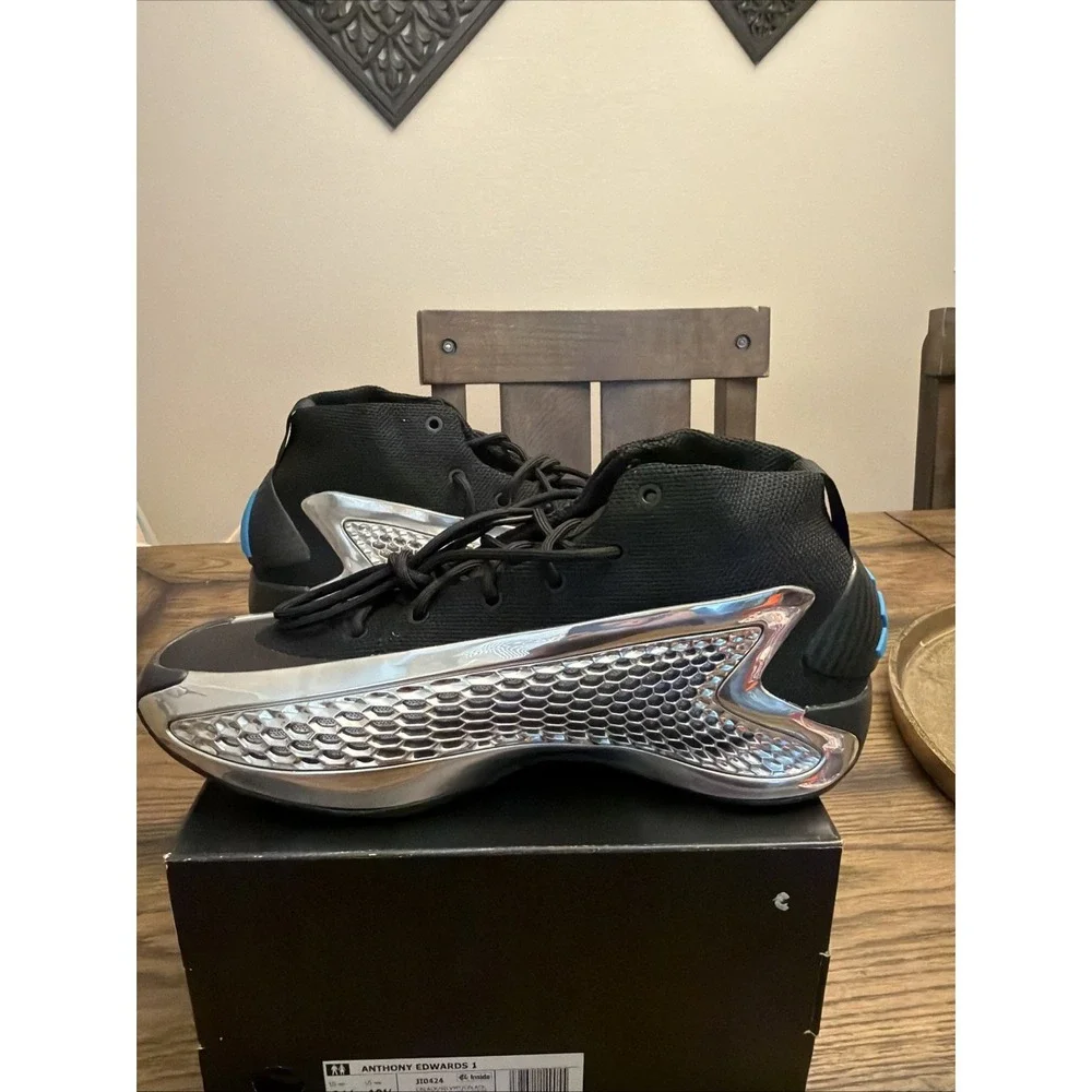 Adidas  AE 1 Silver  Metallic Men's 9.5 …JI0424 Brand New With Box🔥 …X2